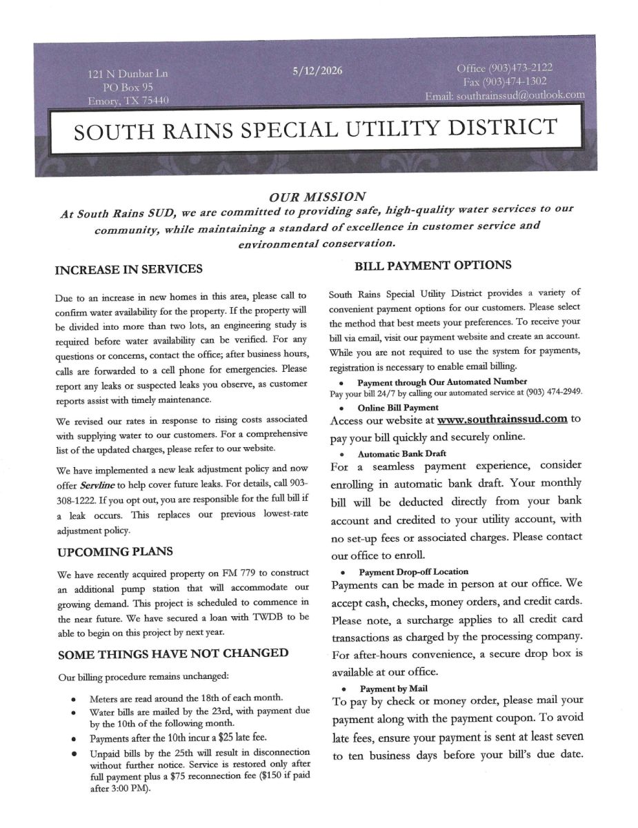 2026 newsletter